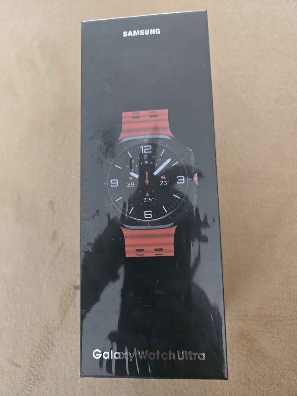 Samsung Galaxy Watch Ultra 2025, 47mm LTE GPS, WLAN, Titanium Gray, Orange Band